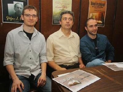 A három magyar díjazott: Bálint Tamás, Benő Attila és Potozky László - ROHONYI D. IVÁN