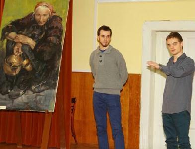 Bába István és Máthé László ifjú képzőművészek ROHONYI D. IVÁN
