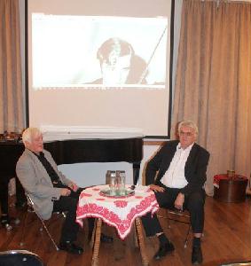 Márkos Alberttel (balról) Simon Gábor beszélgetett â FOTÃ: HORVÃTH LÃSZLÃ