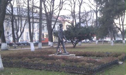 Petőfi Sándor szobra Ungváron (Kiss Olivér felvétele)
