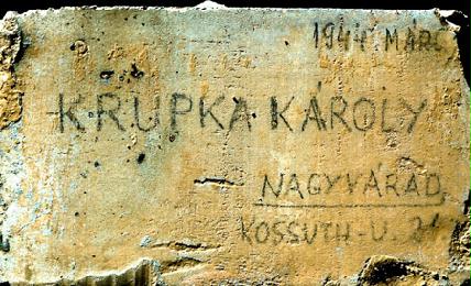 Krupka Károly „kőpostája”: üzenet haza
